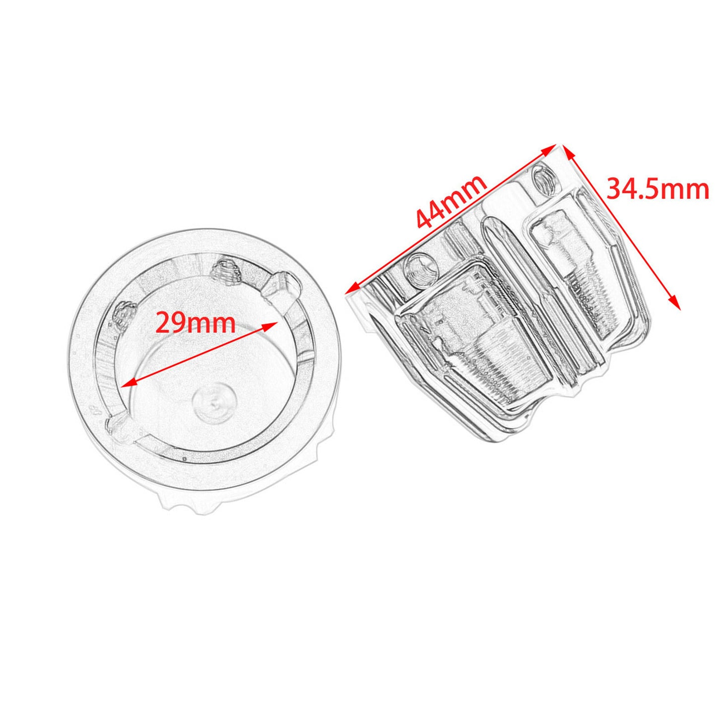 Chrome Front Axle Nut Cover Cap CNC Fit for Harley Softail Fat Boy Dyna Touring Q