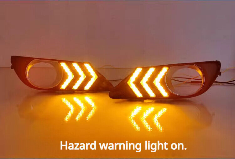 for Camry 2007-2009 LED Front Bumper Running Light Turn Signal Fog Light n