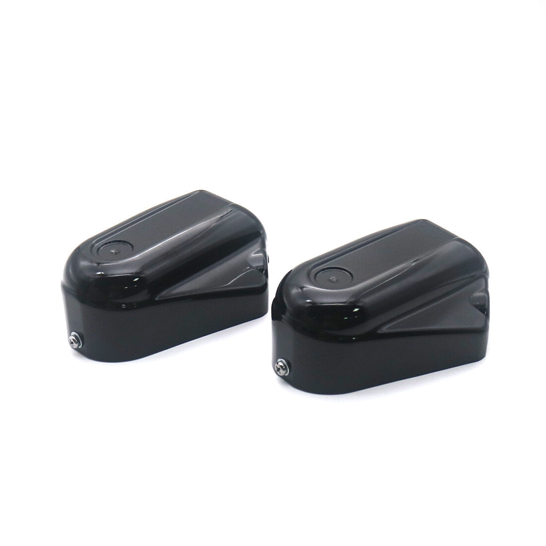Black Bar Shield Rear Axle Covers swingarm Cap For Softail FLSTC FLSTN FXSTB Q