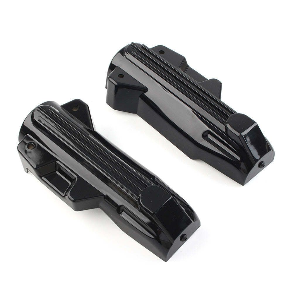 Untere Gabelabdeckungen f¨¹r for Harley FLHR Electra Glide Road King 2014¨C21 schwarz