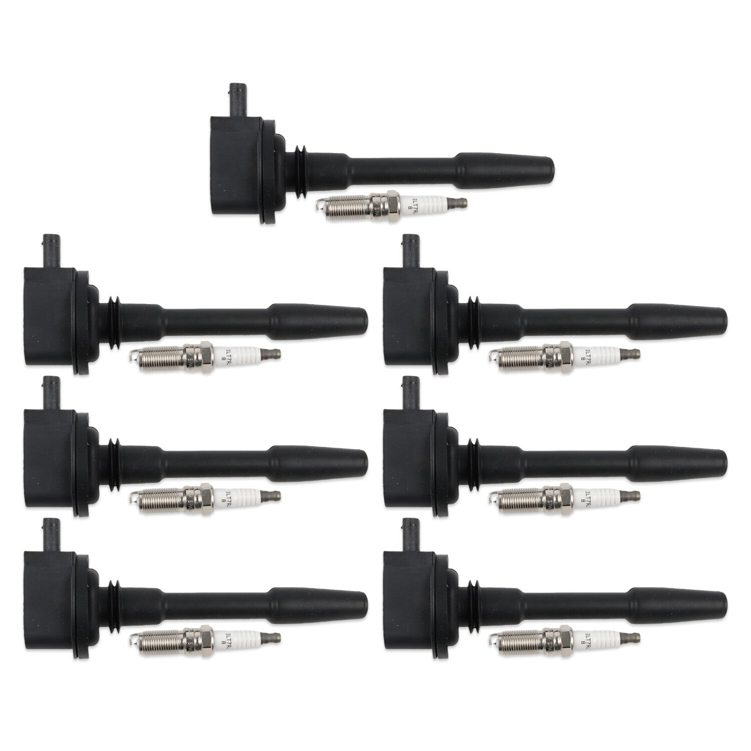 7Pcs Ignition Coil + Iridium Spark Plug for Ford F-150 2018-2020 V8 5.0L DG565