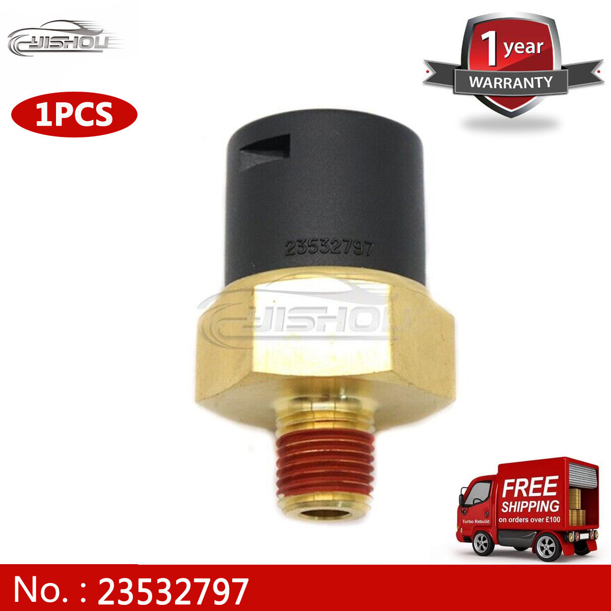23532797 Oil fuel pressure sensor valve suitable for Detroit S60 diesel 12L 23511176