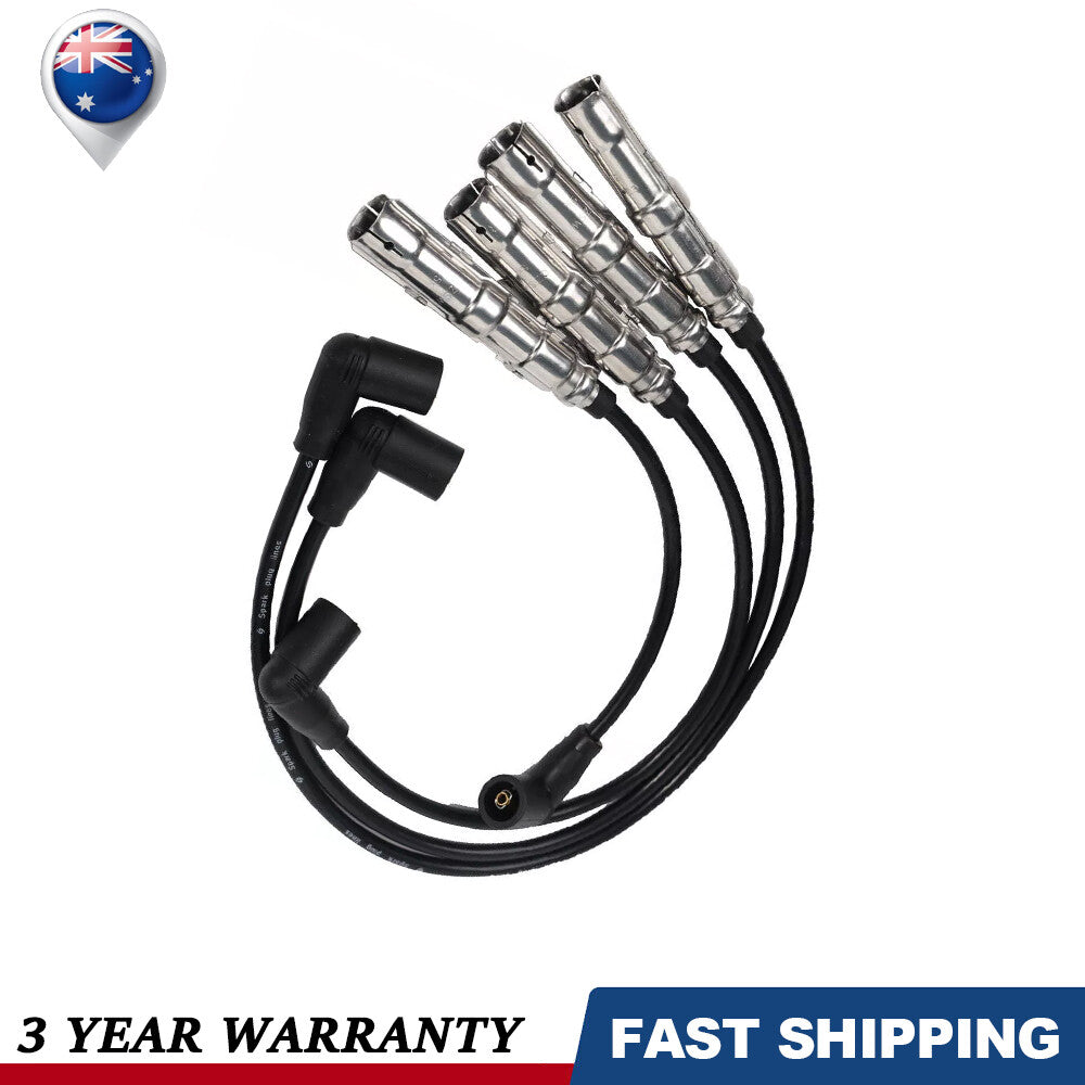 4X 06A905430AJ Front Spark Plug Wires Ignition Cable for VW for Jetta for Passat Q