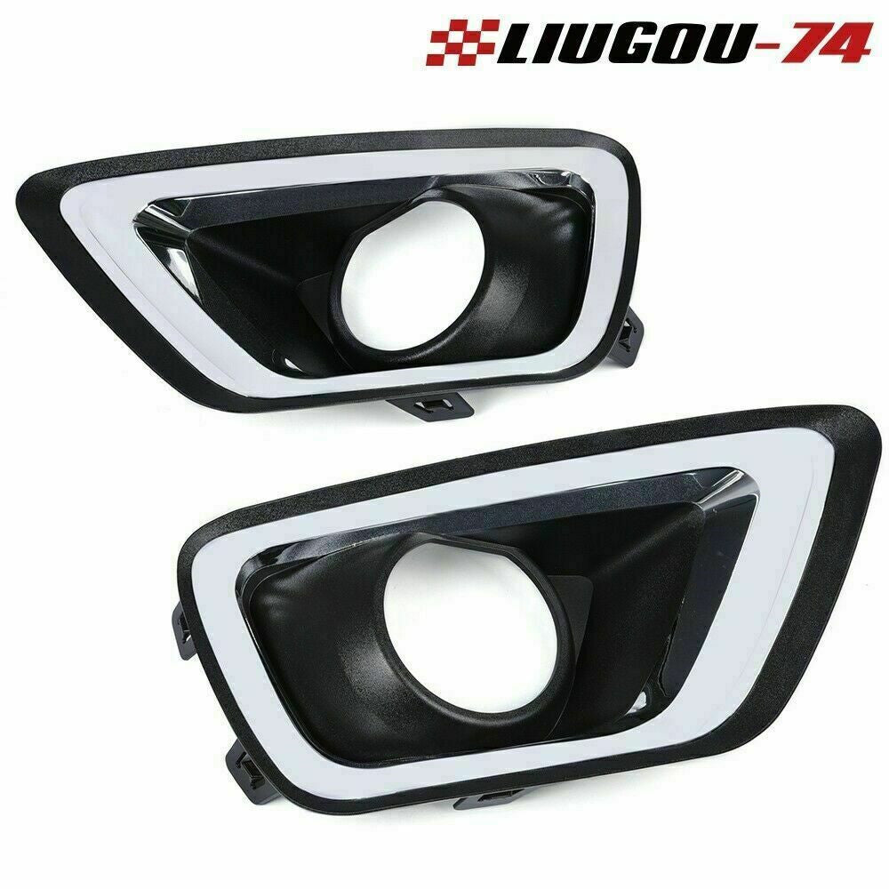 Anti-collision fog lights driving lights + bulbs fit perfectly for 2015 - 2020 for Colorado - v