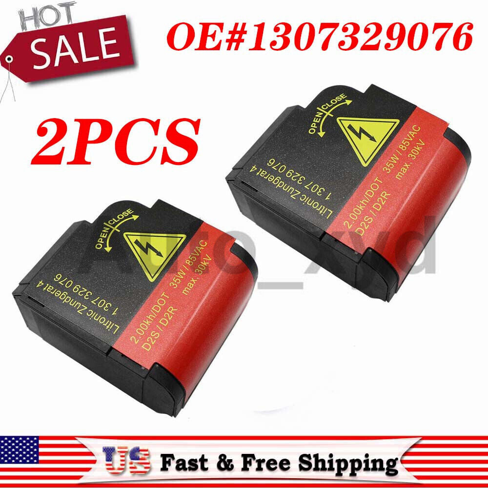 2PCS 1307329076 HID Xenon Igniter Ballast for Benz A/B/S  for ford  Mondeo Galaxy MK3 Q