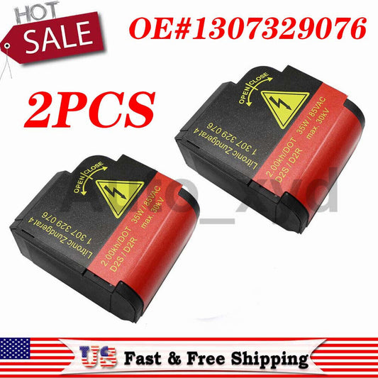 2PCS 1307329076 HID Xenon Igniter Ballast for Benz A/B/S  for ford  Mondeo Galaxy MK3 Q