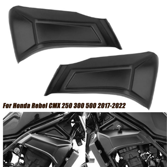 Engine side fairing for Honda Rebel CMX 250 300 500 2017-2022 Black n