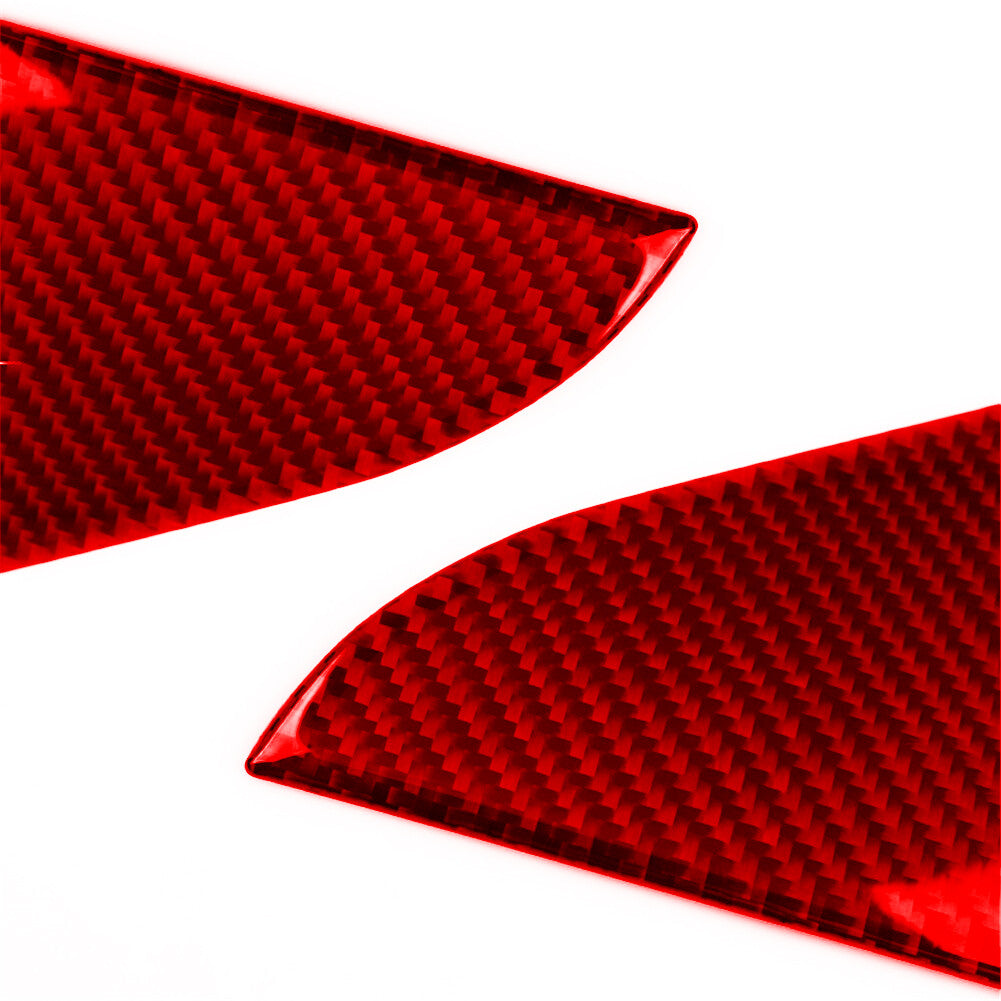 2X Carbon Fiber Navigation Cover Trim for Subaru Outback Legacy 2015-2017 Type B v