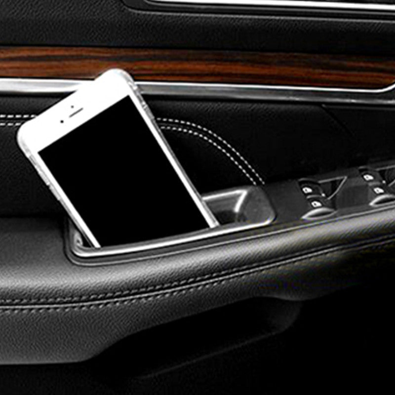 for Ford Explorer 2016-2019 Black Inner Door Armrest Storage Box Tray Trim 4X