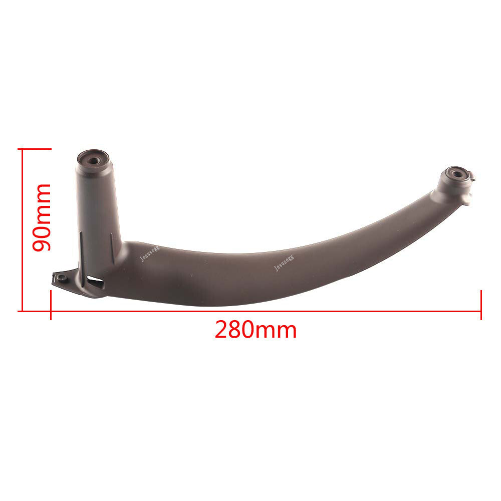 Door Panel Handle Pull Trim Cover Brown Right Side Inner Fits for BMW for X5 E70 X6 E71 Q