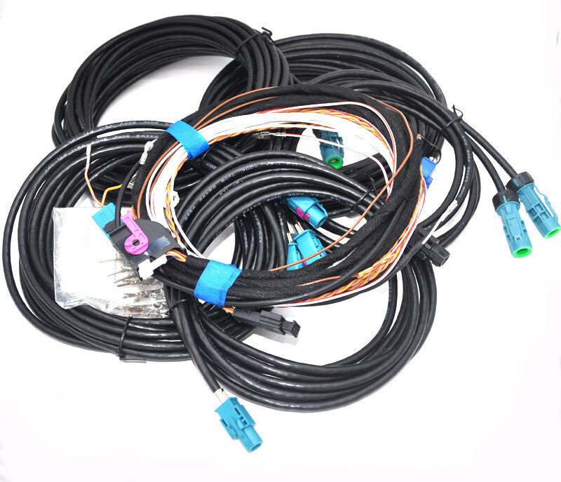 retrofit 360 surround Reverse Camera Cable wiring kit for VW mqb for tiguan for Golf CC v