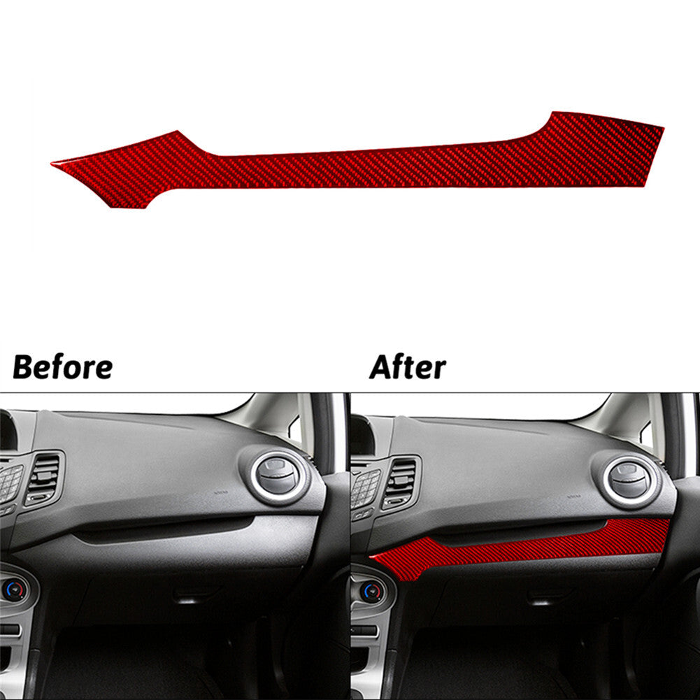 Red Carbon Fiber Window Lift Panel Cover Trim For M-class 2006-11 v