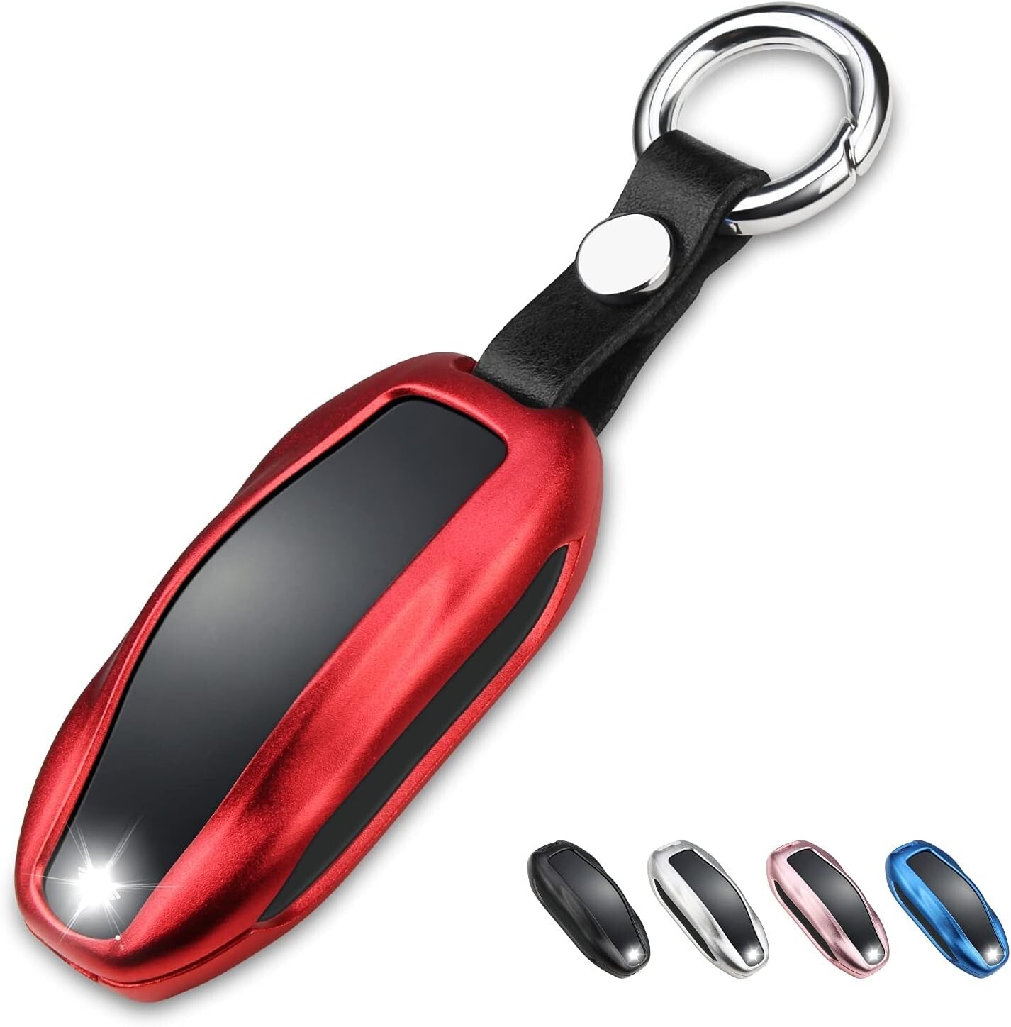 Car remote key chain protective case holder for Model 3 S Y- n