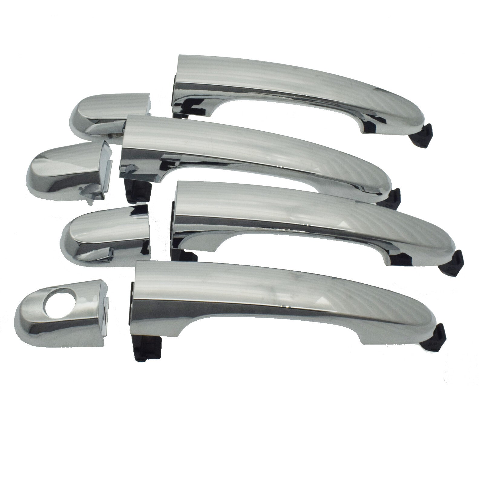 Chrome exterior door handles for 2011-2015 for Kia Sorento (front, rear, left, 4-piece). v