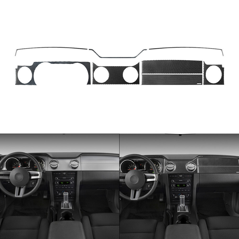4Pcs Carbon Fiber Door Left Right Control Cover Trim for Dodge Durango 2014-2020 v