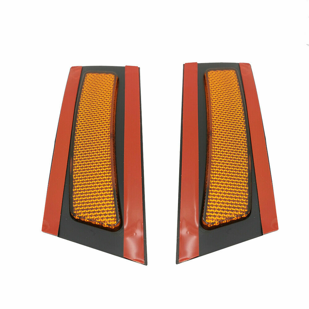RH  LH Amber Front Bumper Side Marker Lights Reflector for BMW E70 X5 2007-2010