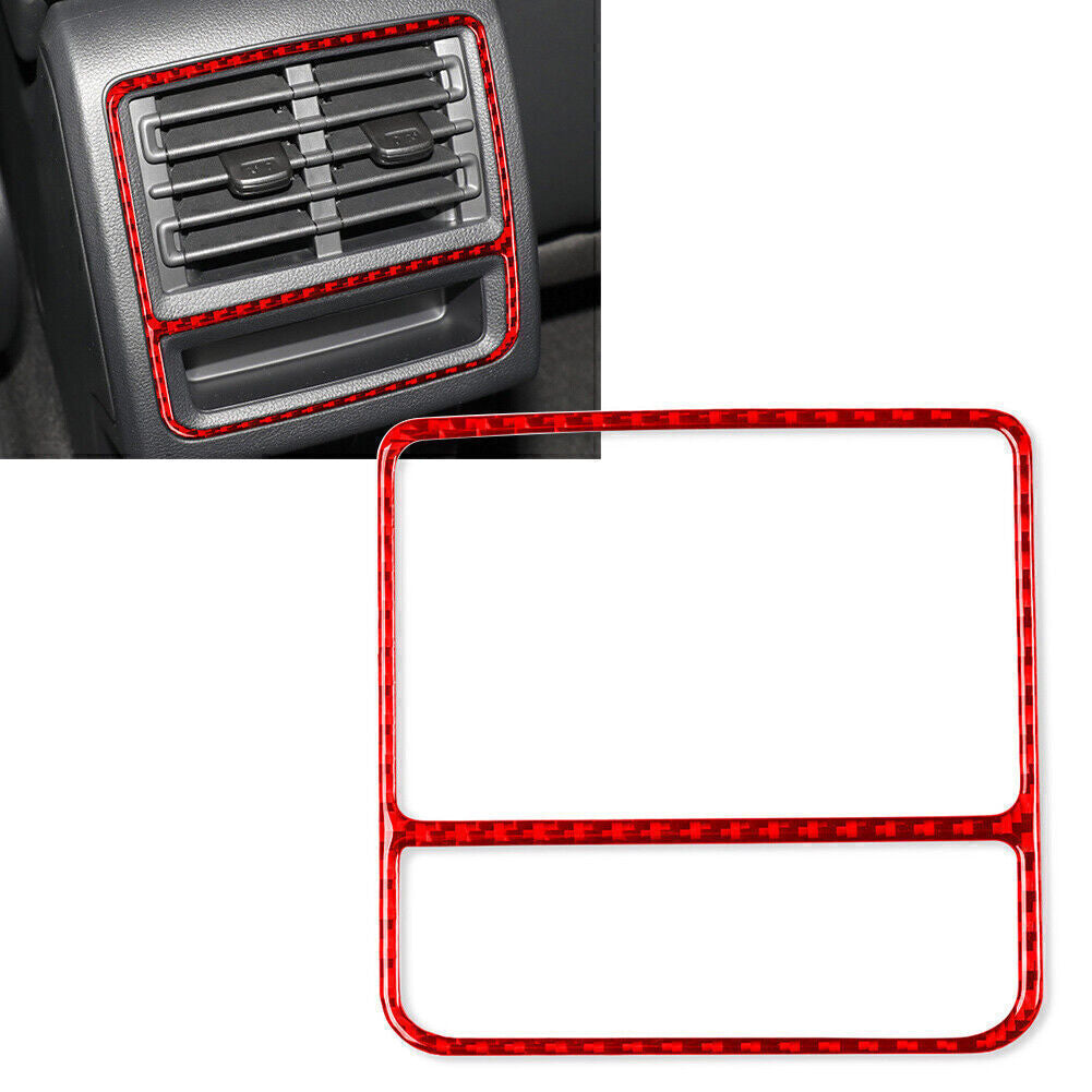 for VW for Golf 8 MK8 21-23 Interior Rear for Seat Air Vent Outlet Frame Cover Trim Red
