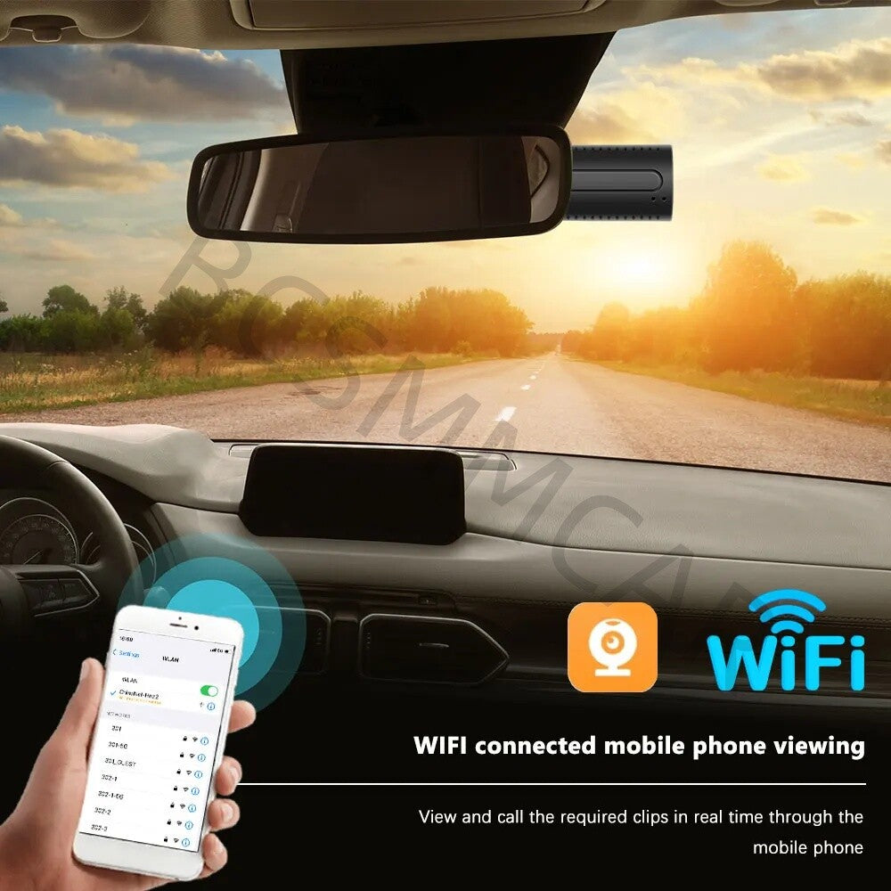 Wifi Hidden Car Dash Cam DVR Full HD Dash for Mini Camera Video Recorder G-Sensor