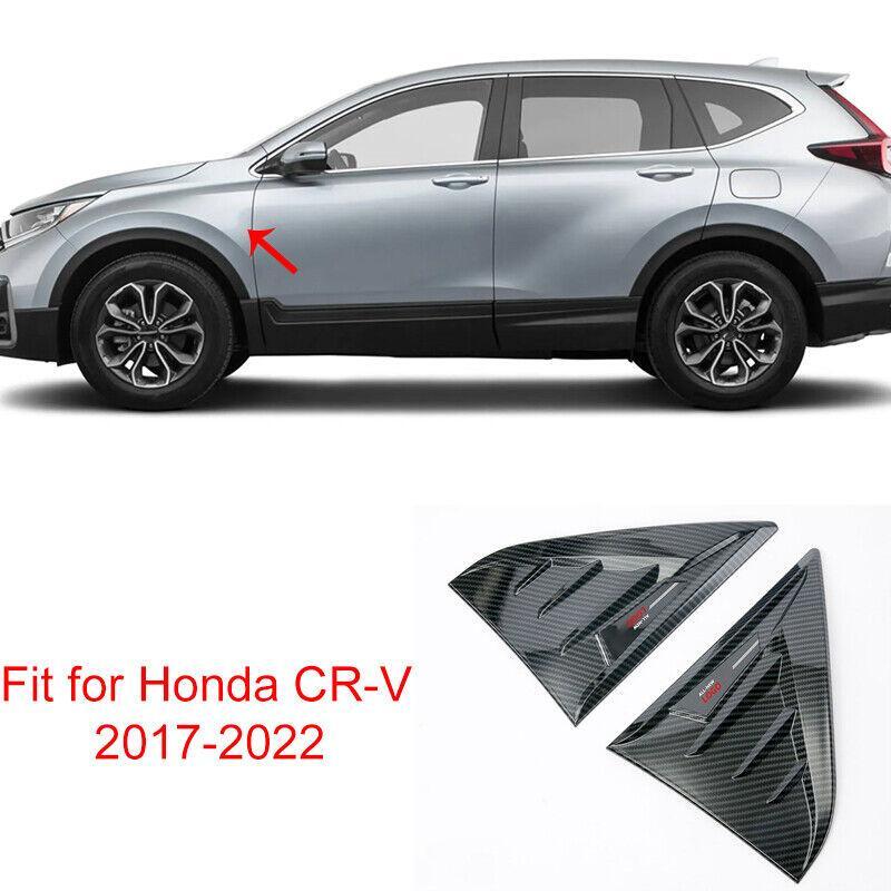 Carbon Fiber Exterior Side Body Molding Cover Trim 2pcs For 2017-2022 for Honda CR-V