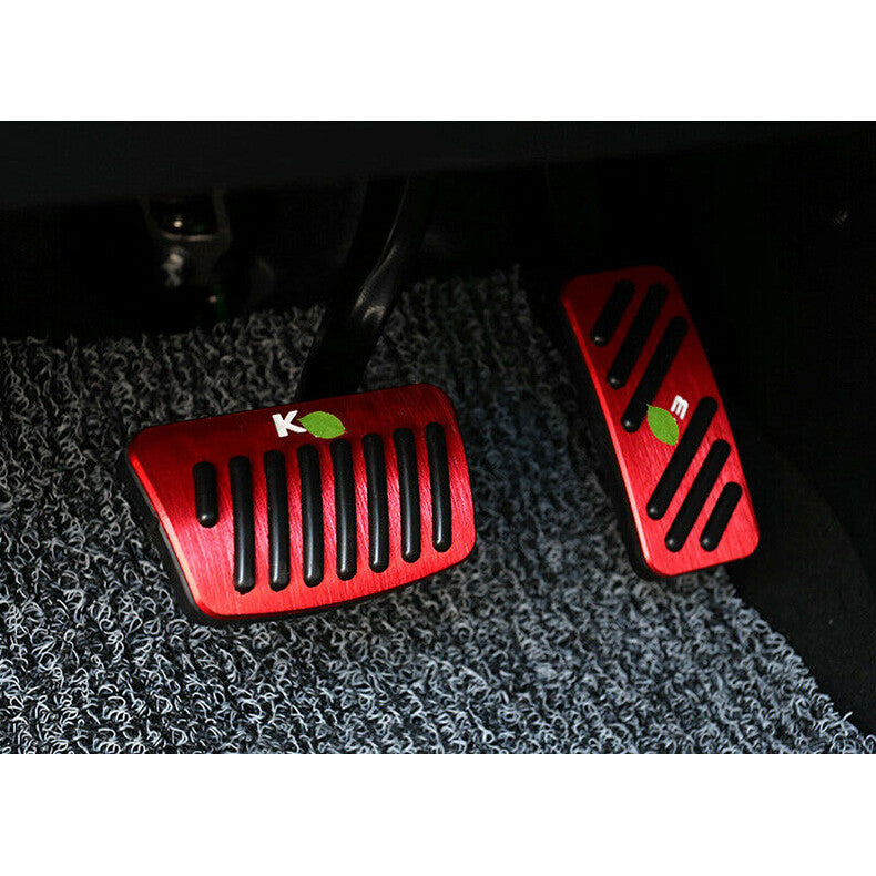 for Kia Forte K3 2019-2022 Red Non Slip Automatic Gas Brake Foot Pedal Pad Cover