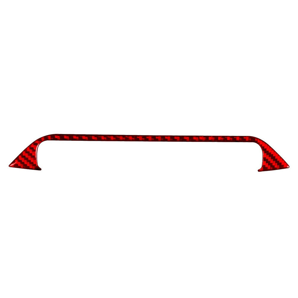2Pcs Carbon Fiber Climate Control Frame Cover Trim for Chrysler 200 2011-2014 v