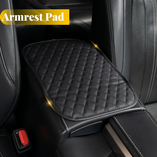 Universal Car Armrest Cushion Cover Center Console Box Pad Protector Accessories DE Q