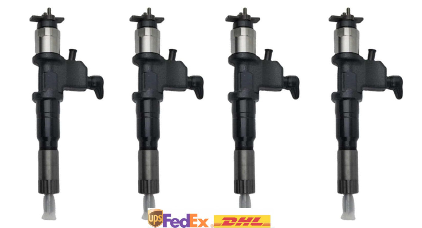 4XFuel Injector 295050-2510 8-97622035-1 for Isuzu Engine 6WG1 Hitachi Excavator