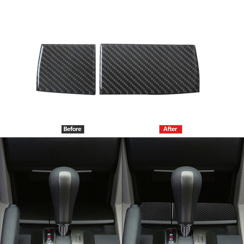Carbon fiber style tailgate handle cover decoration suitable for 22-2023 for Tundra- v