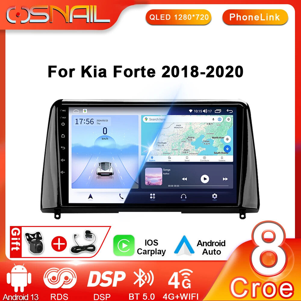 Android Auto for Kia Forte 2018-2020 Car Radio Multimedia Video Player GPS Navi