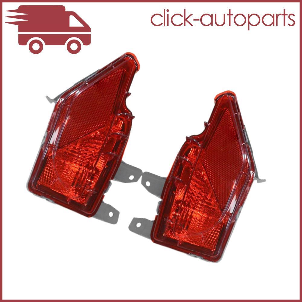 2x Rear Left Right Bumper Fog Light Reflector Lamp Fits For RAV4 2016-2018