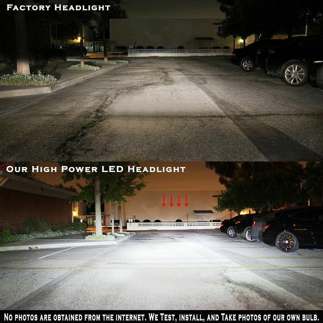 1Pc 9003 H4 LED Headlight Bulb 10000W 1000000LM Hi/Lo Beam Super Bright White