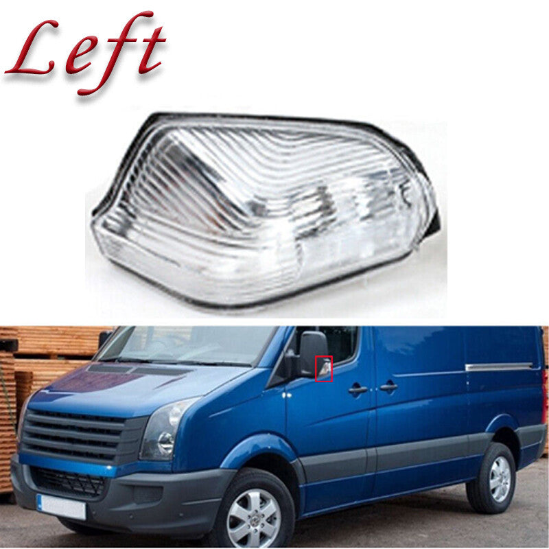 The left side is for Volkswagen Crafter 2006-2017 front mirror turn signal lights.