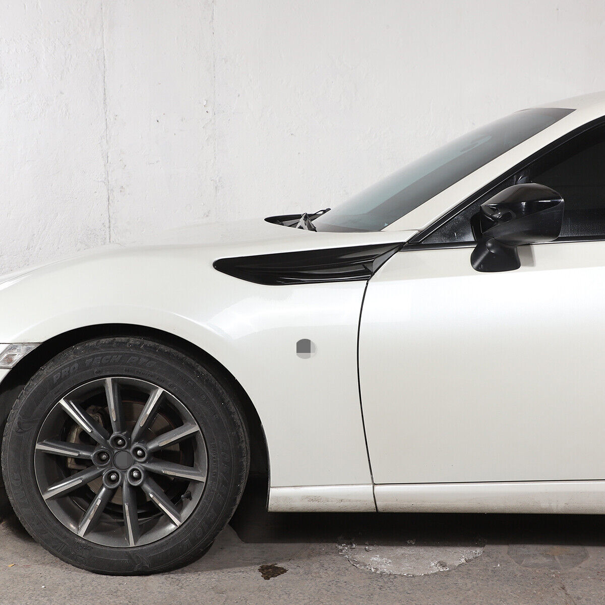 ABS Black Car Side Fender Fin Trim for Subaru BRZ Toyot-a 86 for Scion -S 2012-20