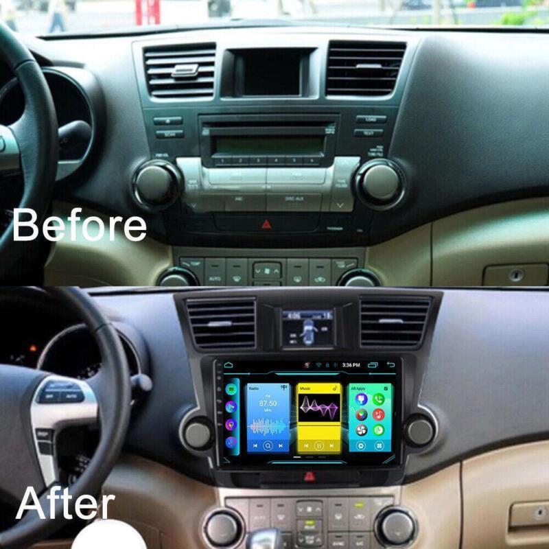Android Car Radio Stereo GPS Wifi Carplay 32GB DSP for Toyota Highlander 2008-13
