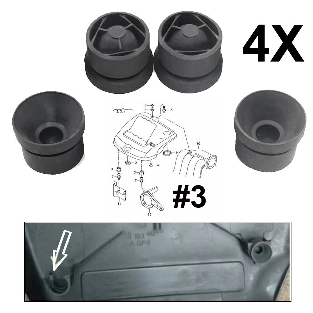 Engine Protective Board Rubber Cover Buffer Block for VW for Skoda for Audi 06A 103 226