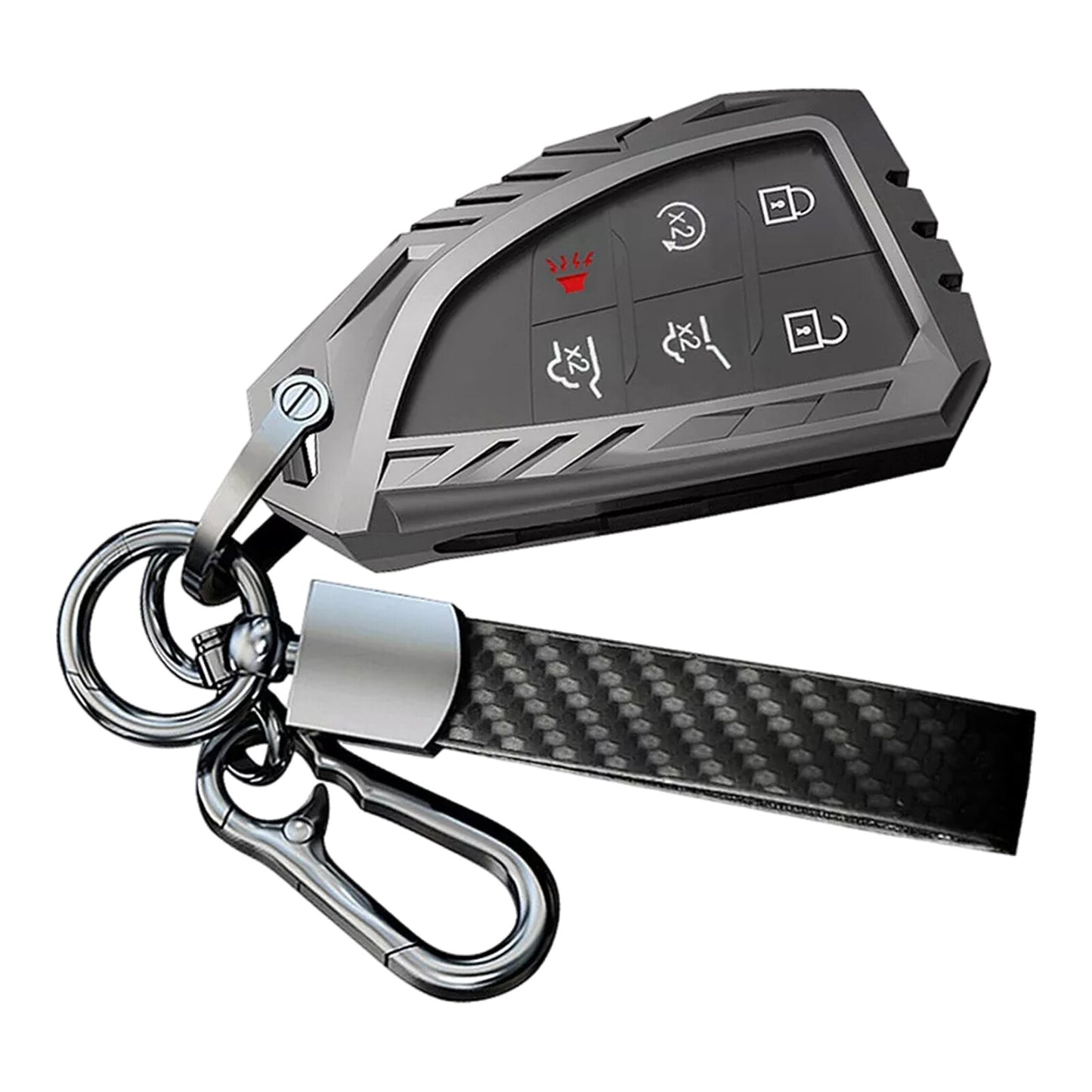 Suitable for 2021-2023 for Buick for GMC for Chevrolet accessories 3 & 6 keychain protective cover conversion case Q