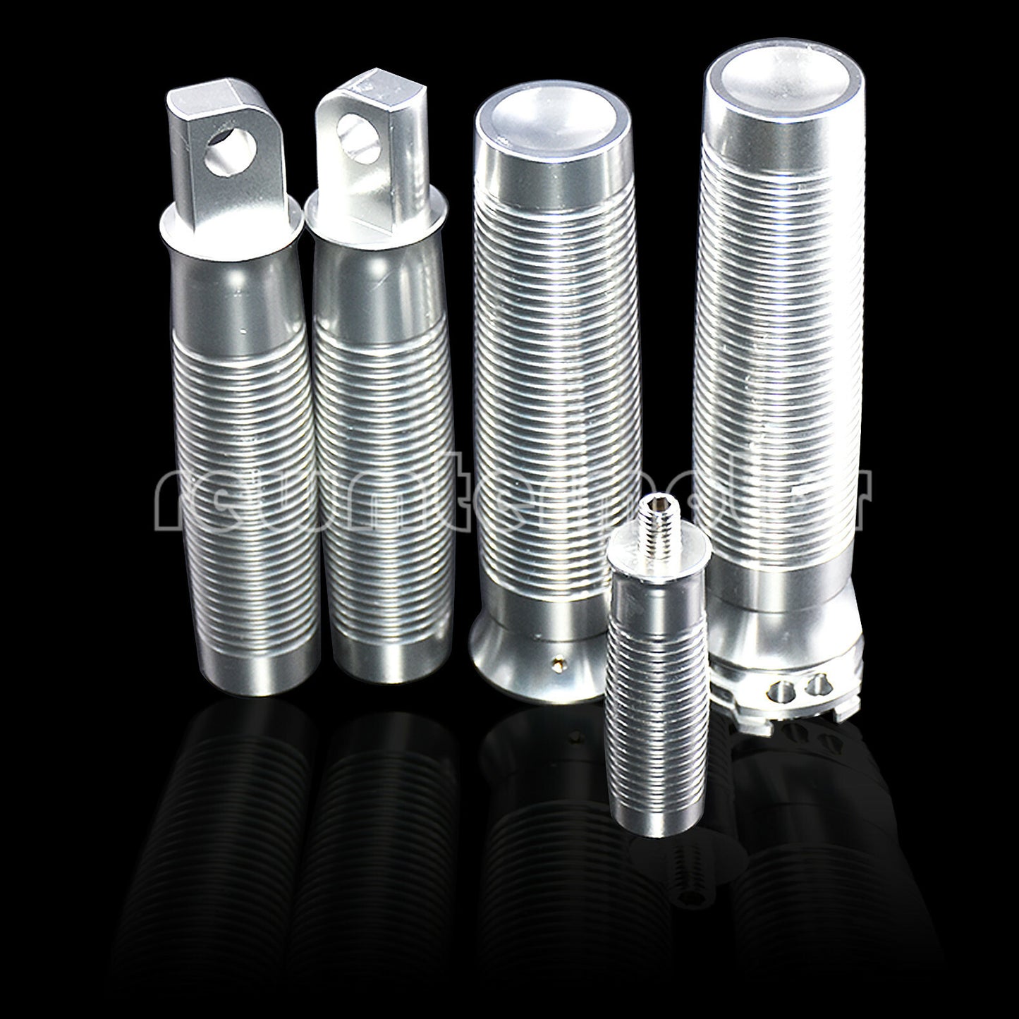 Chrome Handlebar Grip+Foot Pegs+Shift Pedal Fit for Harley Sportster Softail Q