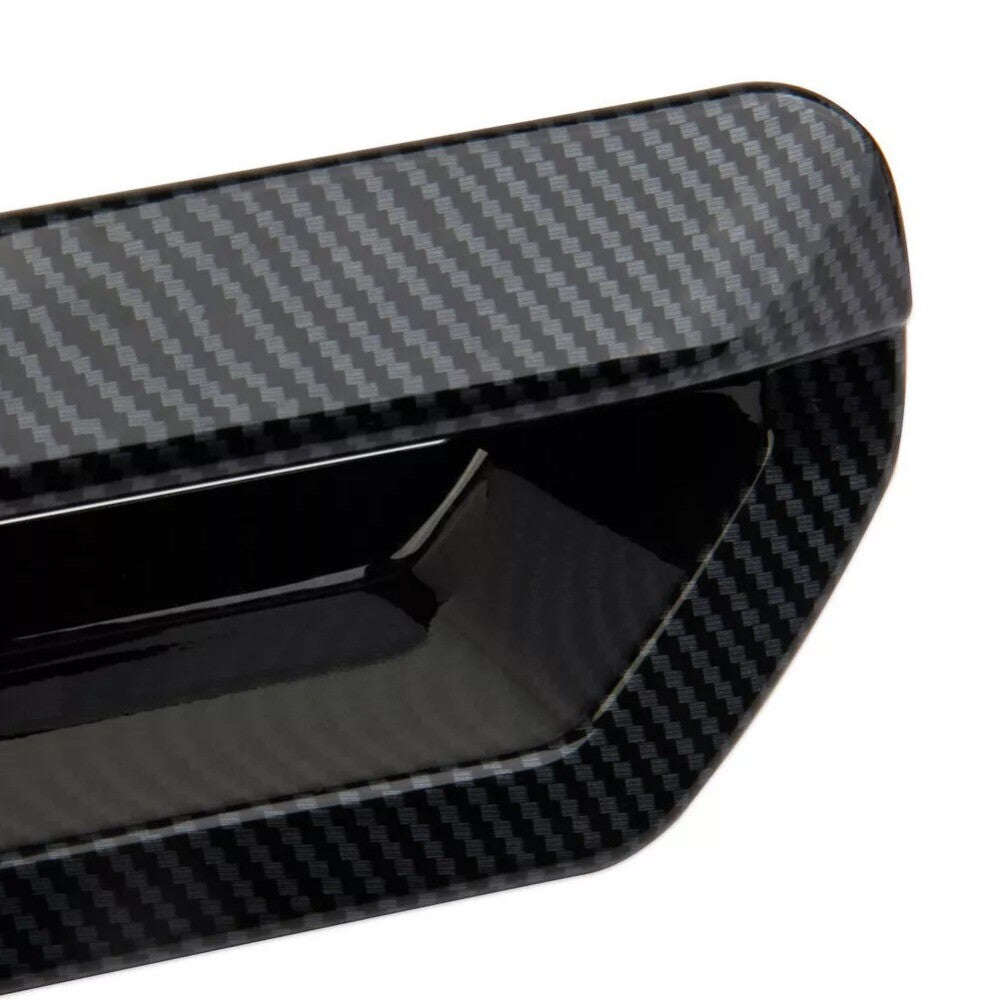 Carbon Fiber Style Rear Tailgate Door Handle Trim Fit for Hyundai Santa Cruz New n