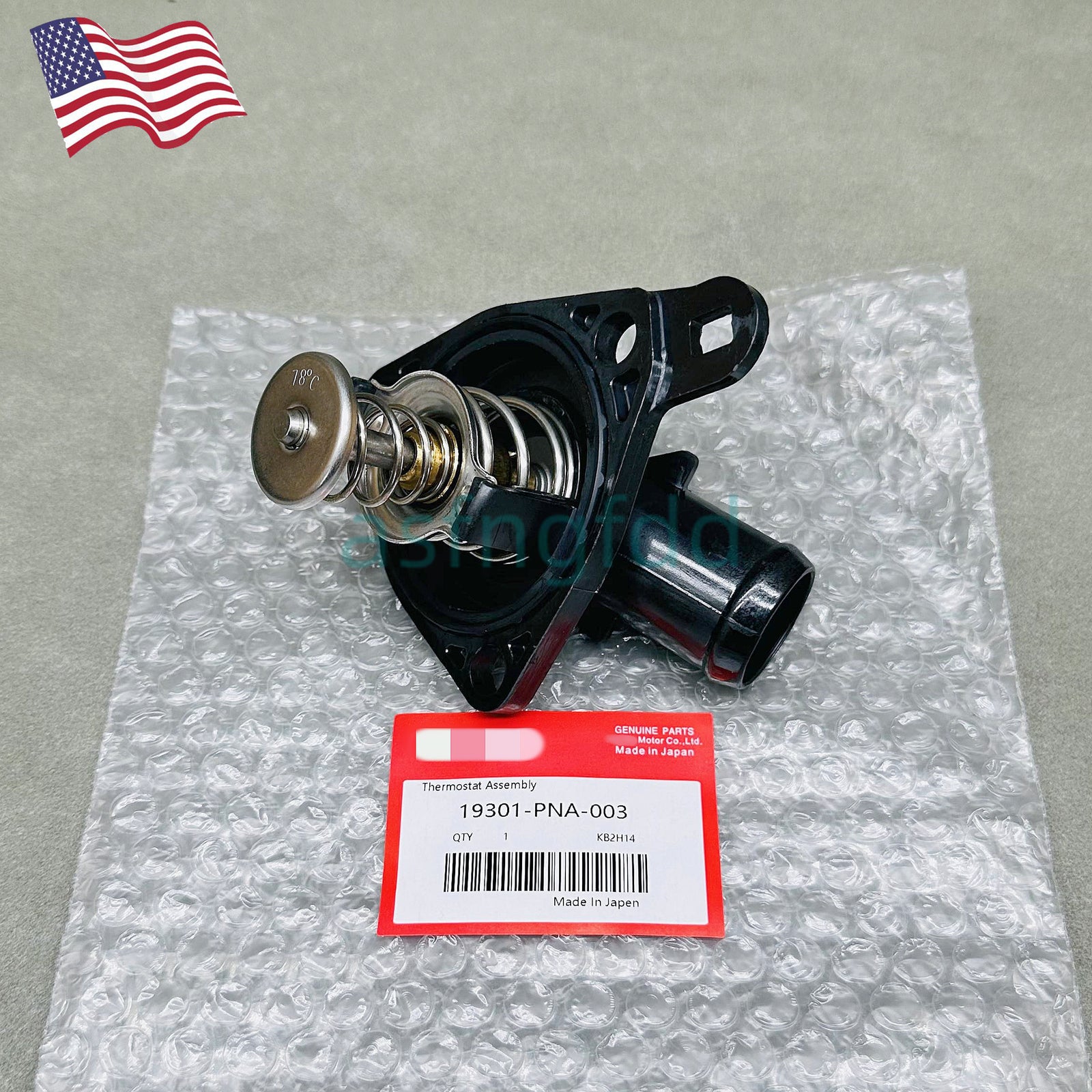 new engine coolant thermostat with gasket 19301-PNA-003 for Honda for Acura .