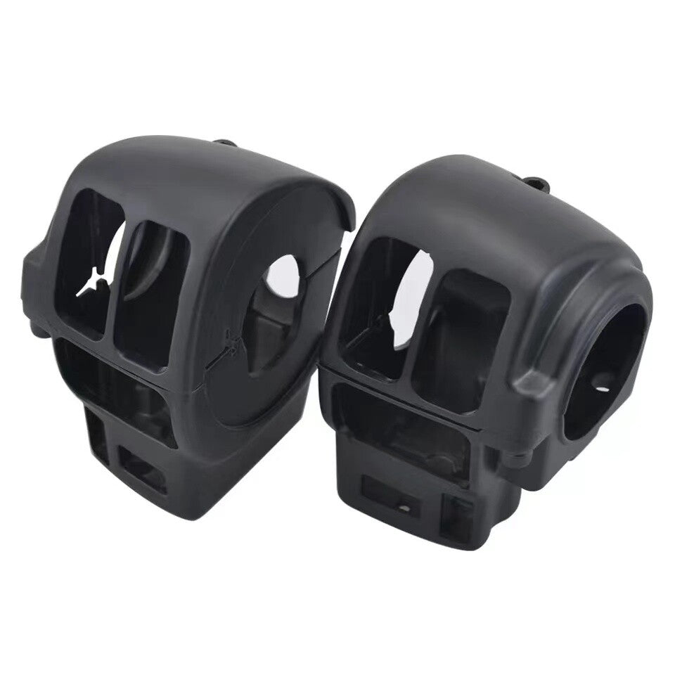 Black switch housing protective cover + hand control button cap for Harley Touring 1996 - 2013 - n