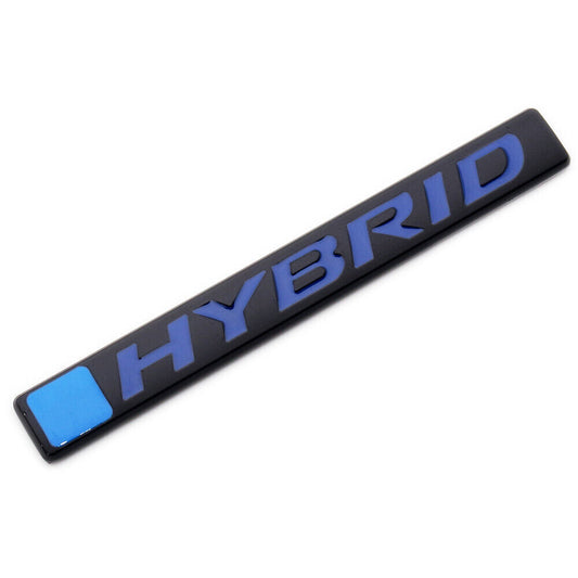 3D car logo badge nameplate metal badge black for Honda hybrid trunk lid fender logo badge nameplate metal badge