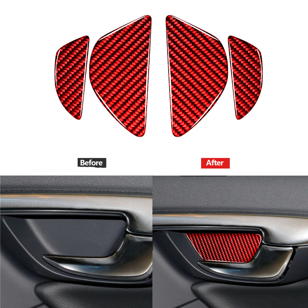 Carbon Fiber Side Door Vent Fender Protector Cover Trim For Supra A90 v