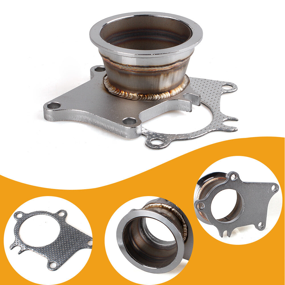 3 76mm 5 Bolt Turbo Flange to V Band Conversion Adaptor T3 T3/T4 Q
