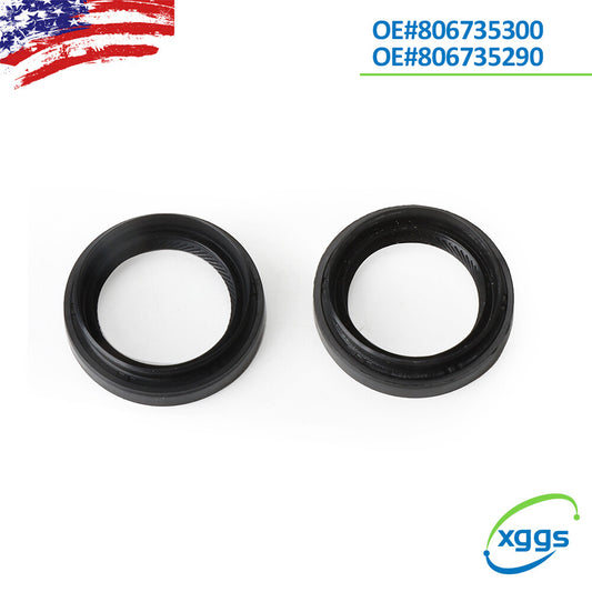 2PCS 806735300 for Subaru Impreza WRX STi Front Drive Axle Seals Set 806735290 Q