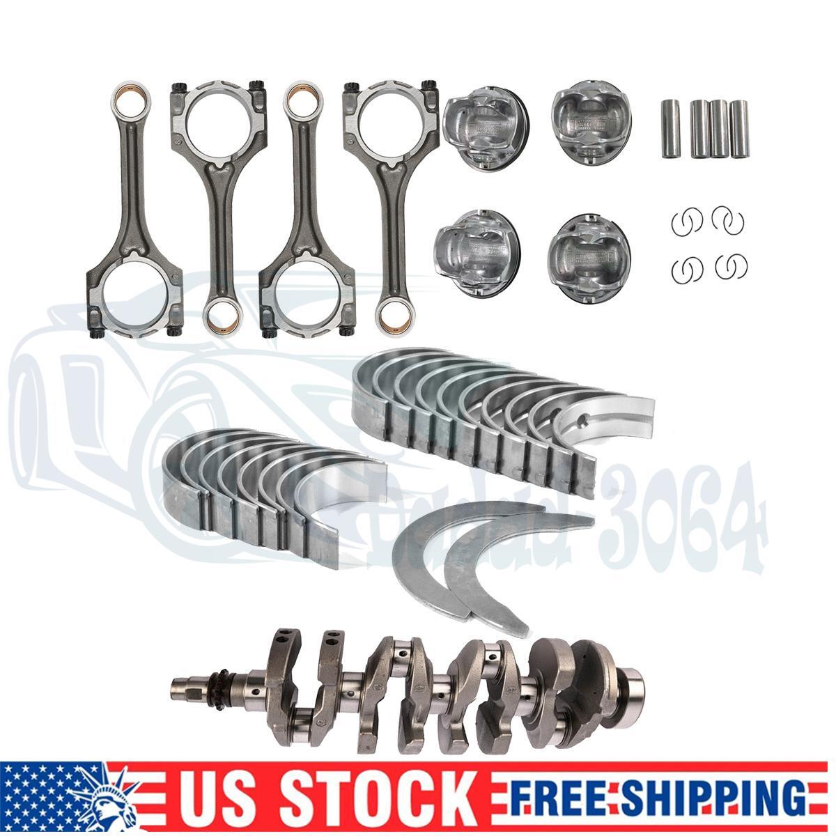 Engine Crankshaft 231102B710 w/ Connecting Rod Main Bearing Set Fits for Hyundai