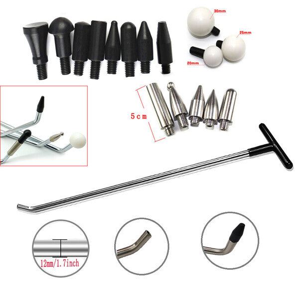 Paintless Dent Removal Tools Push Rod,Dent Repair,New Design Rods,Hook Tools v