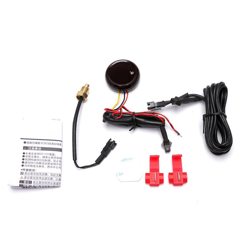 Motorcycle digital thermometer with sensor cable - n