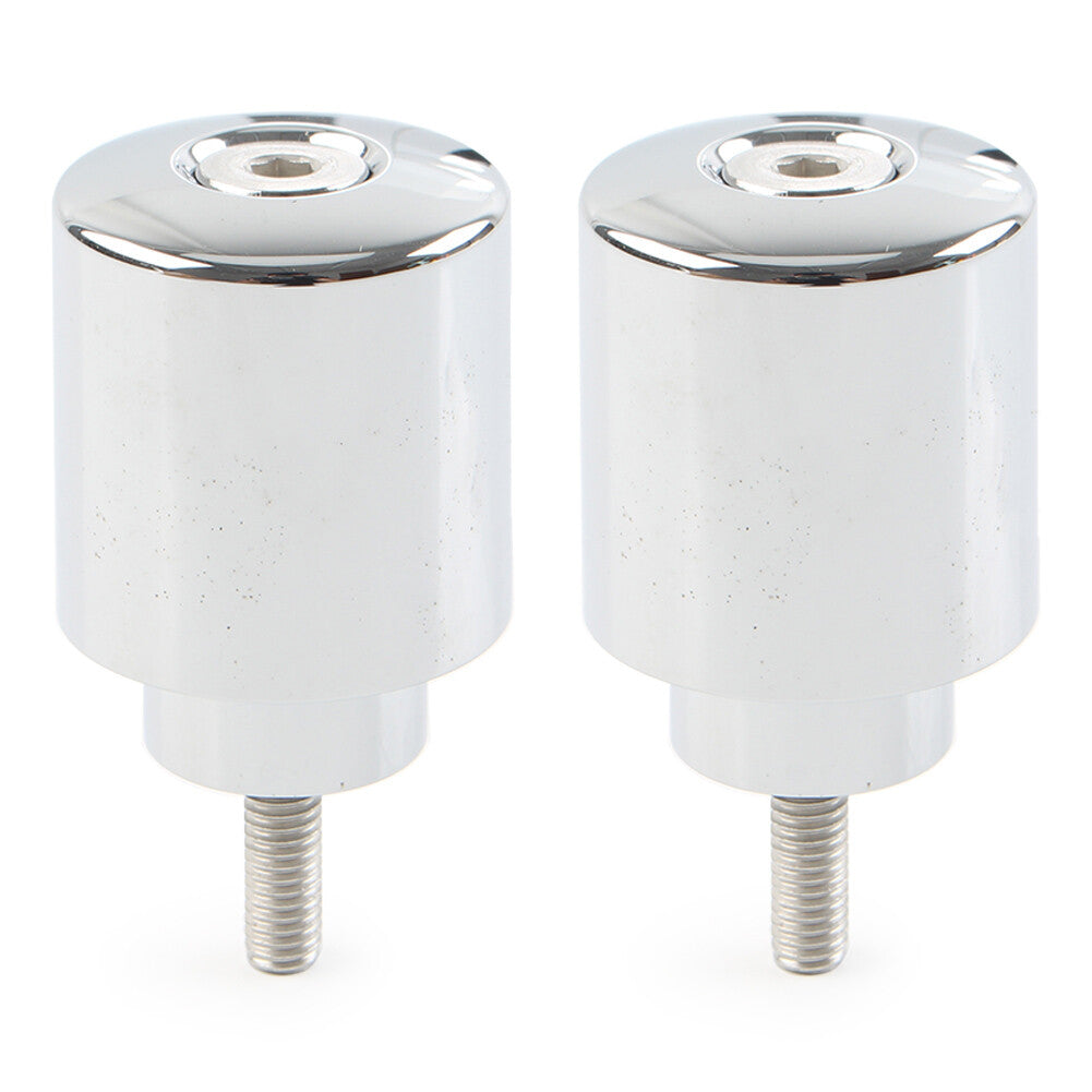 Bar Ends Handlebar Grips Cap for Honda GoldWing GL1800 2000-23 Motorcycle Chrome Q