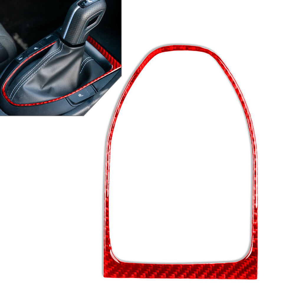 Carbon Fiber Gear Shift Frame Cover Trim for Hyundai for Veloster JS N 2019-2023 20