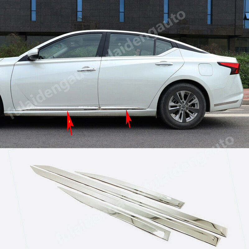 for Nissan Teana Altima 2019-2023 Chrome ABS Side Door Body Molding Cover Trims